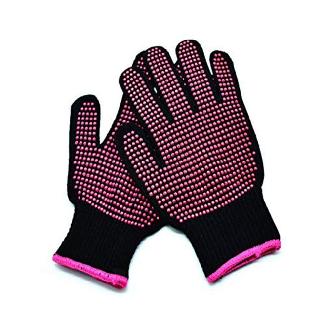 2 Pcs Heat Resistant Gloves Anti-Scald Heat Resistance Blocking Gloves Heatproof Glove for Hair Styling