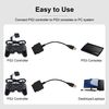CUENSTOP 2 Packs PS2 to USB Adapter Converter Cable, Compatible with Sony PlayStation 2 PS2 Guitar Controller to PC / PS3 Controller Adapter