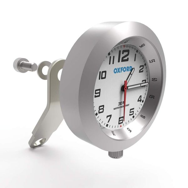 Oxford OX559 Motorcycle Anaclock Analogue Clock Black