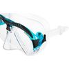 cressi Matrix Tauchen Schnorcheln Maske, Transparente/Aquamarin, Einheitsgröße