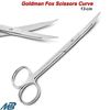 Dental Goldman Fox Scissors Surgical Micro Gum Suturing Tissue Dissecting Shears