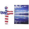 Calypso Studios by First & Main Patriotic Hand Held Comforting Cross