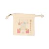 Makers Capybara-san Cafe Mini Drawstring Bag (Prairie and Llama) MAK-55