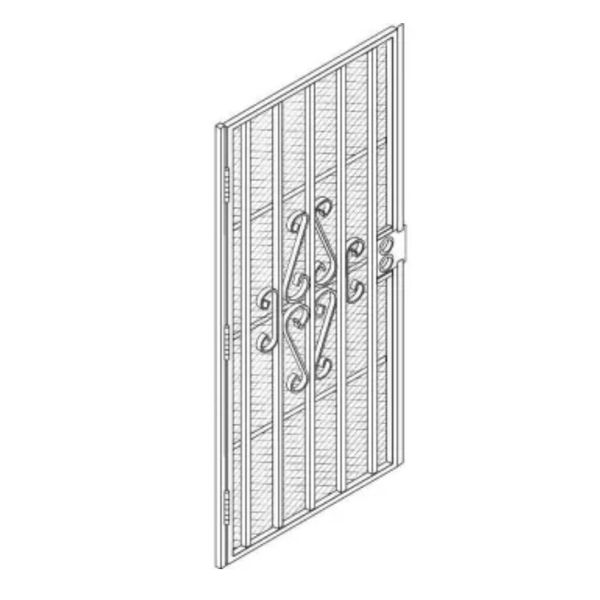 36" x 80" Security Door Navajo