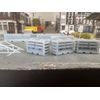 N Scale Traffic Crash Barrier Sled and Construction Jersey Barriers