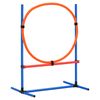 Dog Agility Training Kit Equipment 4PCS Set w/ Hurdles Jump Ring Pause Box