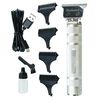 XTREME DIGITAL LIFESTYLE ACCESSORIES Barbasol Stainless-Steel Rechargeable Zero-Gapped T-Blade Trimmer, Hanging Blade, 3 Guide Combs