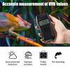 DONGKER UVB Index Meter,UVB/UVA/UVI Reversible Probe Handheld Digital Radiometer with Data Logging Function for Reptile Environmental Testing