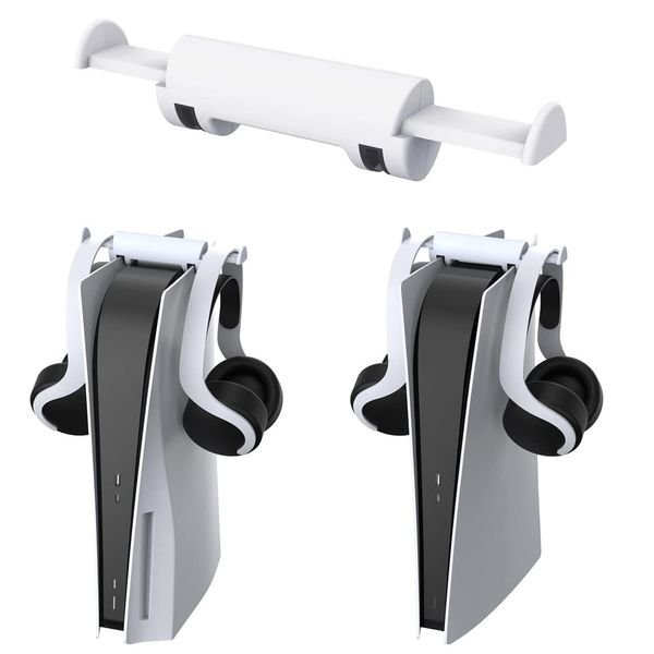 ARINKURIN PS5 Dual Headphone Holder ABS Headset Stand Storage External Pre 5