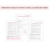 Permanent Makeup Intake, Consent, and Aftercare Form | 75 Pack | 8.5 x 11" A1 Forms | Clients Signature | for Providers Using Permanent Makeup Pigment for PMU | White and Pink Design