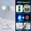 2Pk Rechargeable Pool Lights IP68 Waterproof Submersible LED W/ Remote Decor New