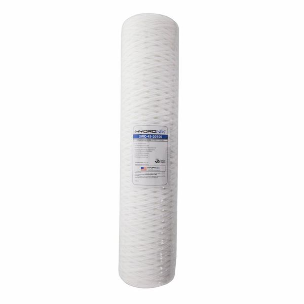 Hydronix SWC-45-20100 String Wound Filter 4.5" OD X 20" Length, 100 μm