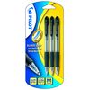 Pilot Supergrip Retractable Ballpoint 1.0 mm Tip (Pack of 3) - Black