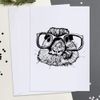 Large (A4) 'Mole With Glasses' Blank Greeting Card (GC00016700)