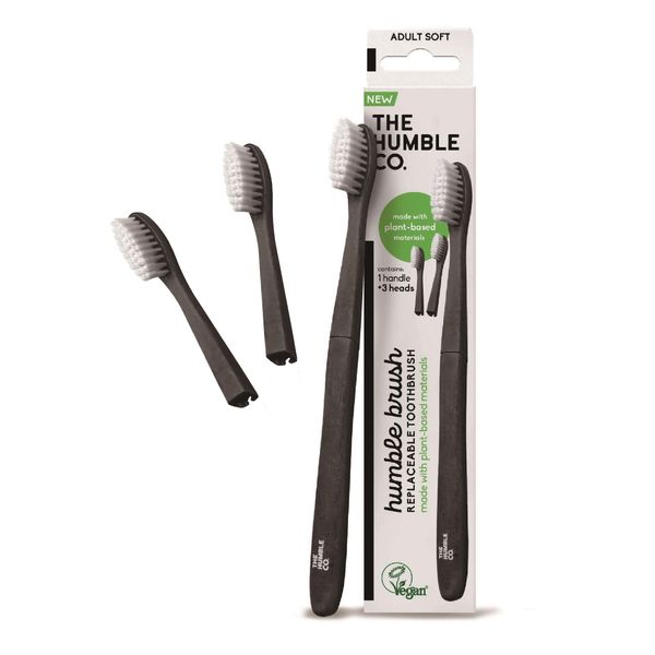 THE HUMBLE CO. Humble Brush Plant Base Toothbrush Head Replacement Type (White)