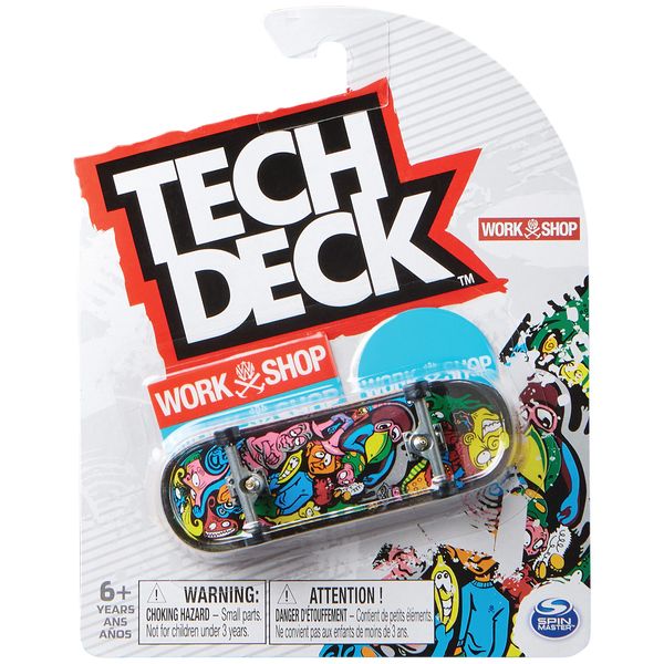 Tech Deck 96mm Fingerboard with Authentic Designs, For Ages 6 and Up (styles vary, one picked at random)