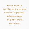 Hallmark Elegant Christmas Card (Peace & Hope)