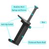 2 PCS Brick Line Runner Black Brick Liner Clamps Stable Wire Drawer Bricklaying Tools Fixer Measuring Tools for Building Construction Wall Builder Engineering Accessory