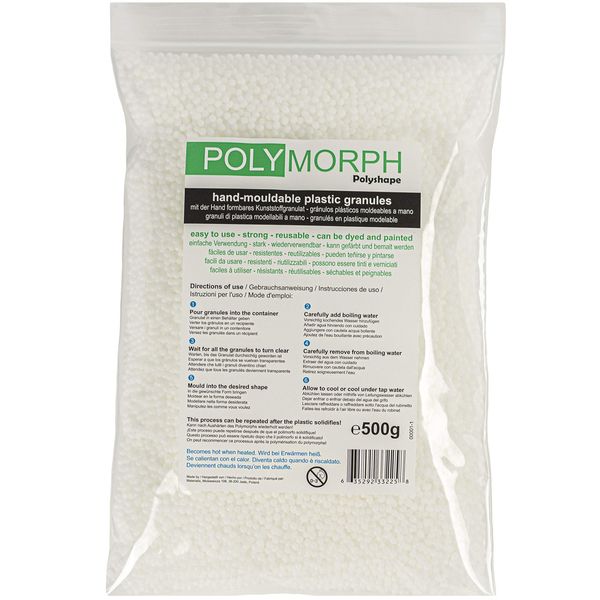 500g Polyshape Polymorph Hand mouldable Plastic Bag