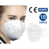 KN95 Protective Face Mask CE/ECM Certified | CDC Standard | 10-Pack