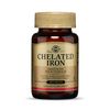 Solgar Chelated Iron, 100 Tablets - Highly Absorbable Iron - Gentle on Your Stomach - Cardiovascular Support - Vegan, Gluten Free, Dairy Free, Kosher - 100 Servings