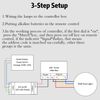 Rabenur LED Controller,12V Touch Remote Control Kit,288 Watts LED Controller for LED RGB Pool Light,LED Strip Light