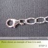 2 Solid Sterling Silver Link Lock Locking Jump Ring, 6mm x 4mm. Made in Australia. Solid 925 Sterling Silver.