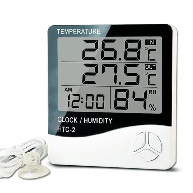 Htc-2 Digital Indoor/Outdoor Thermo-Hygrometer Temperature