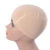 1pc Bamboo Fiber Wig Cap Comfortable Elastic Wig Cap for Women (Beige)