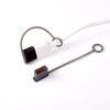 Mikankawa USB A Type-C 3+ 3 Pack Black Translucent TPU Protective Cap Anti-Lost Dustproof Rust Proof Connector Protective Cap