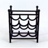 Dollhouse Miniature 1:12 Scale Black Wine Rack #S8504