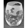 Hippo Frieze Boxed 36cl Stemless Wine/Water Glass