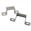 Faspiroty 6Pcs M50x50 Stainless Steel Square Pipe Clamps