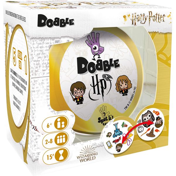 Zygomatic | Dobble Harry Potter | Board Game | Ages 6 + | 2 to 8 Players | 15 Minutes - French Language