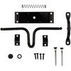 National Hardware N236-729 Stall and Gate Latch, 0, Black