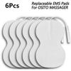OSITO 6pcs Replacement TENS Unit electrode sheet Pads for EMS TENS Massager