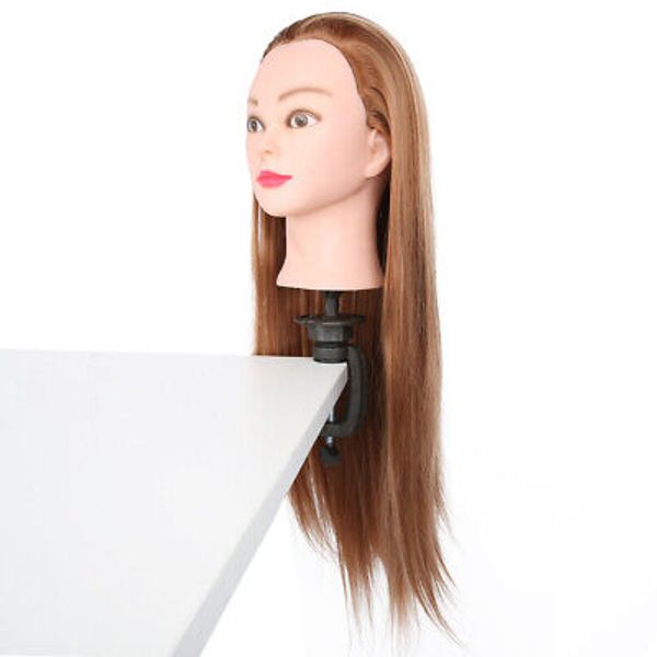 Wig Hair Mannequin Head Hair Styling Braiding Salon Training Practice Head M DGD