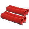 Auto Dynasty High Temperature Spark Plug Wire Boot Protect Sleeve Cover Compatible with 4 CYL (Red)