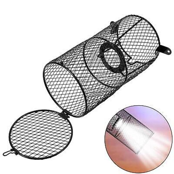 Reptile Anti Scalding Net Pets Supplies Black Iron Lampshade Pet Lampshade