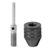 Bestgle 2pcs 3mm Shaft Mini Keyless Drill Chuck Quick Change Adapter Drill Bit Converter