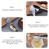 2 Pieces Garlic Press, Stainless Steel Press, Hand Press, Kitchen Tools, Simple Press