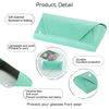 YEIN Unisex Hard Shell Eyeglasses Cases, Protective Case For Glasses (green)