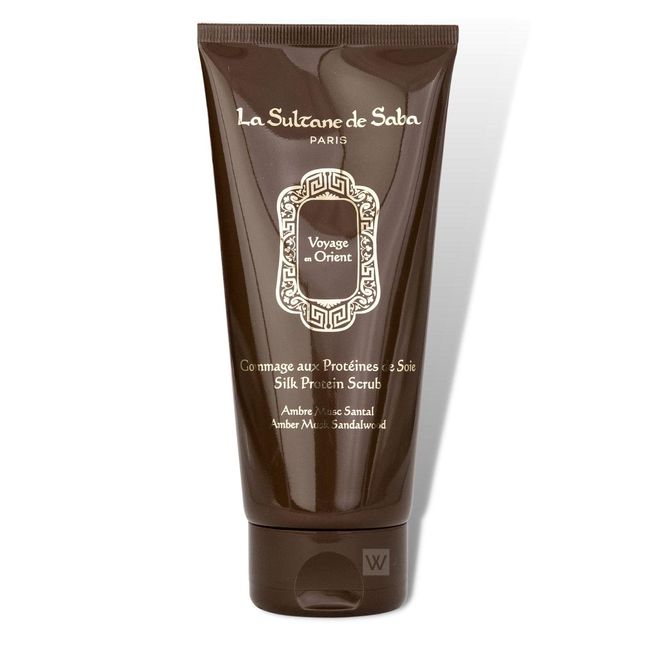 La Sultane de Saba - Silk Protein Scrub - Amber Musk Sandalwood, 200ml / 7.1 FL Oz