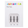 Alexandra Surface Pen Tip Kit (3 × HB) for 2017 Microsoft Surface Pen, Surface Pro 4 Pen