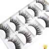 3D False Mink Eyelashes Natural Long Thick Makeup Full Volume Fake Lashes 5 Pair