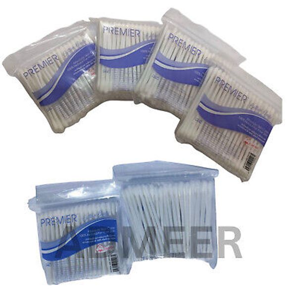 4 PACK Of 160 PCS Disposable Double Tips Cotton Bud Swab Cleaning Ear Makeup