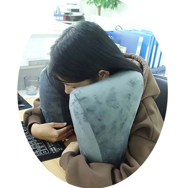 Inflatable Travel Pillow for Airplane Neck Air Pillow for Sleeping Car  Office 1X