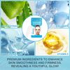 Anti-Falten-Stirnpflaster 12 Stück, Face Lifting Tape - nährende Mischung aus Kollagen und Vitamin E zur Faltenreduzierung und ultimativen Wiederherstellung der Haut