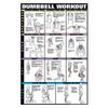 Dumbbell Workout Ii 61cm X 91.4cm Laminated Chart (Shoulder, Back, Leg, & Calf)