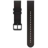 Polar Leather Bracelet 20 mm Black/Red M/L